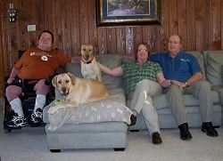 Family Branham with Honey and Trinity